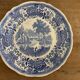 10 assiettes à dessert anciennes faïence bleue Burgenland Villeroy et Boch 1950