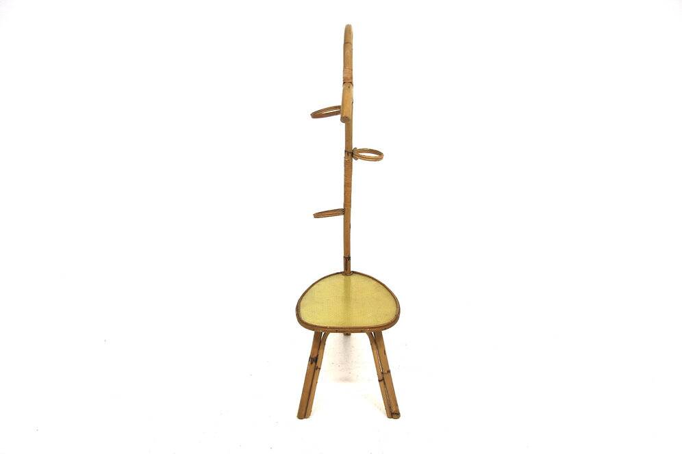Rattan and Formica planter, Sweden, 1970