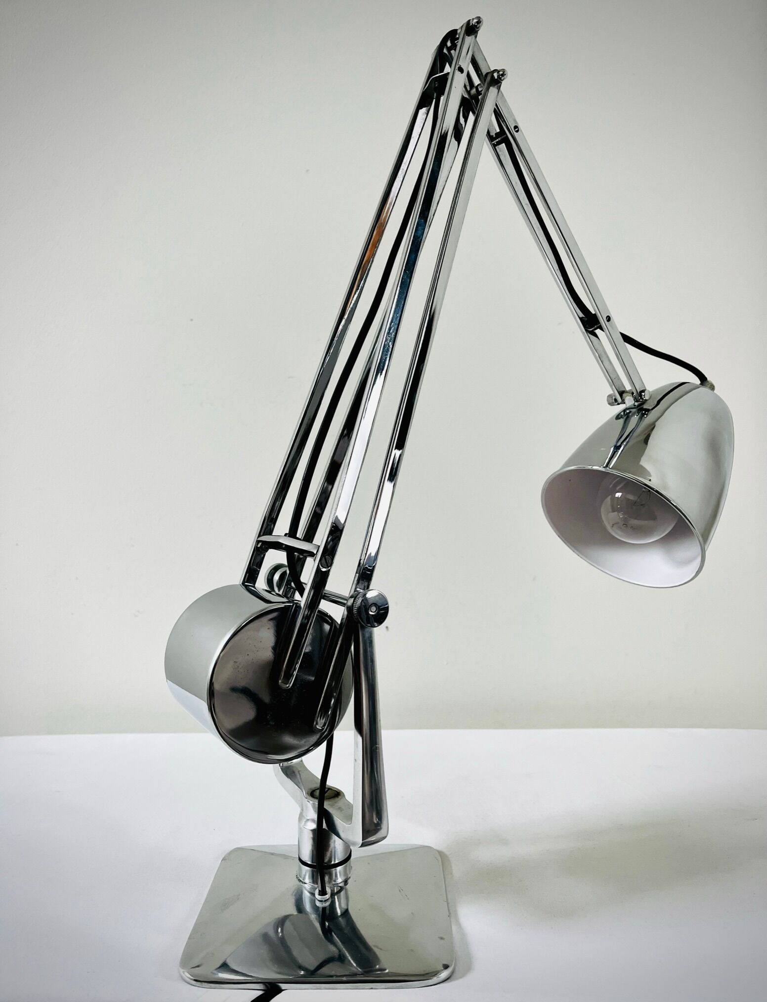 Chrome Giso Gispen "Rooney" desk lamp / Anglepoise