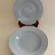 Six assiettes creuses bleues