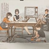 Affiche scolaire 1973