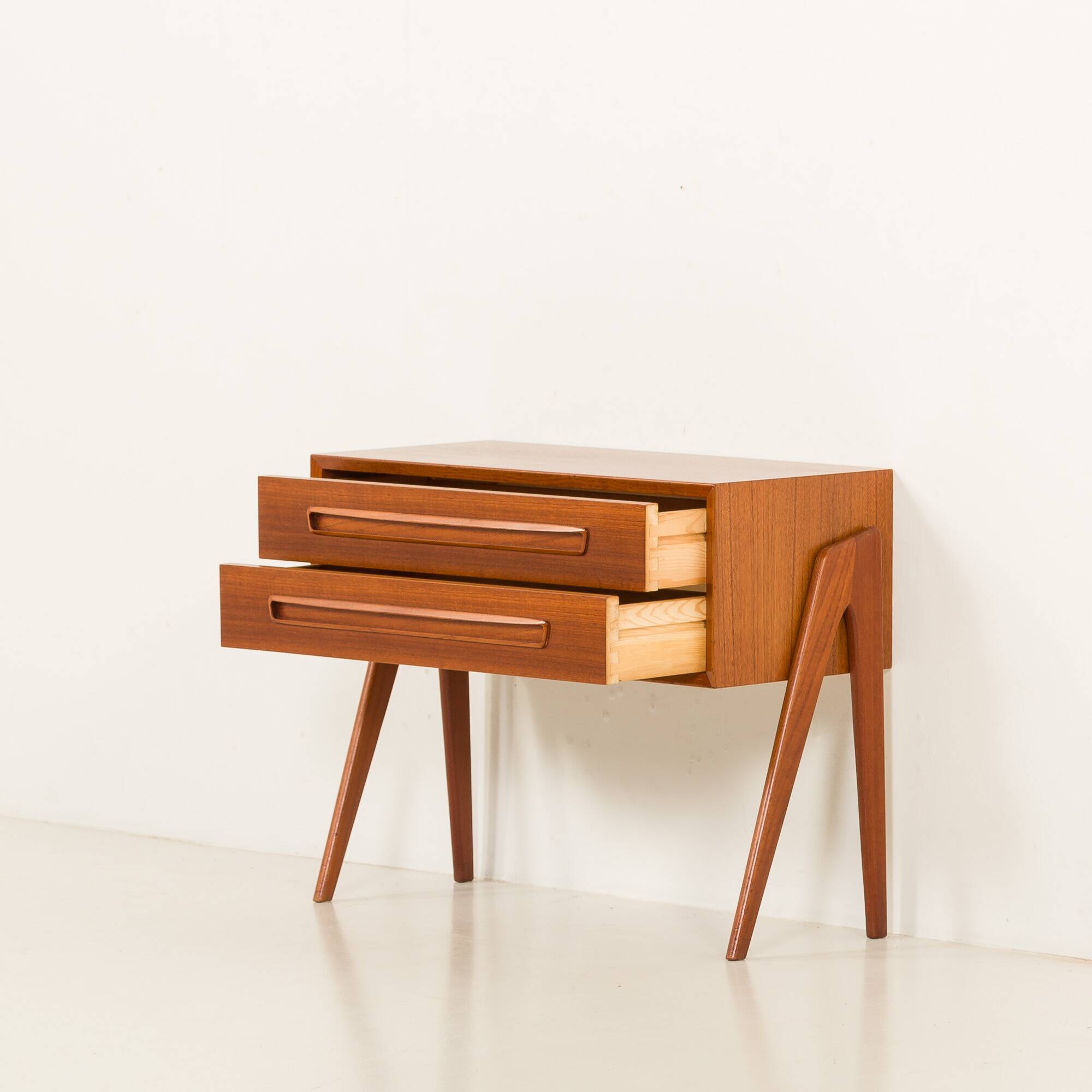 Danish petite teak dresser by Svenstrup Mobler, 1960s