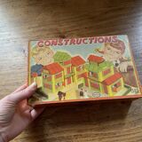 Old wooden game box, vintage