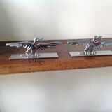 12 animal knife rests, art deco
