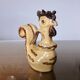Ceramic candlestick "the rooster" from Périgourdine pottery, 1960