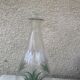 Carafe motif floral narcisse vintage