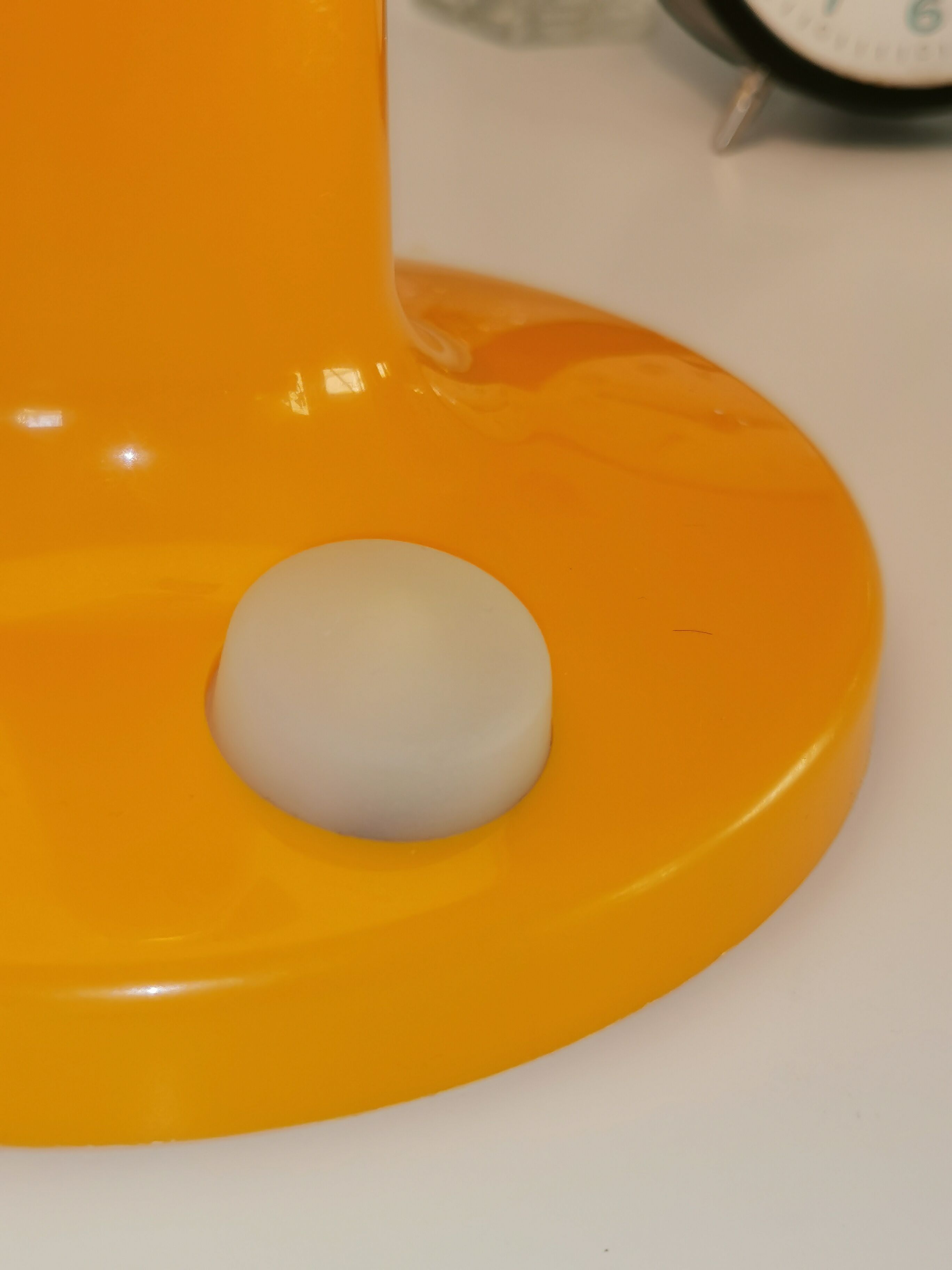 Mushroom lamp, orange cloud Skojig, henrik preutz design for Ikea, 1990