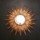 Mirror golden sun 49 cm " hollywood regency "