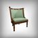 Chauffeuse Gondole en Acajou, style Empire – XIXe