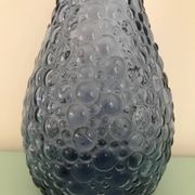 Carafe empoli violet mauve petits bulles hobnail