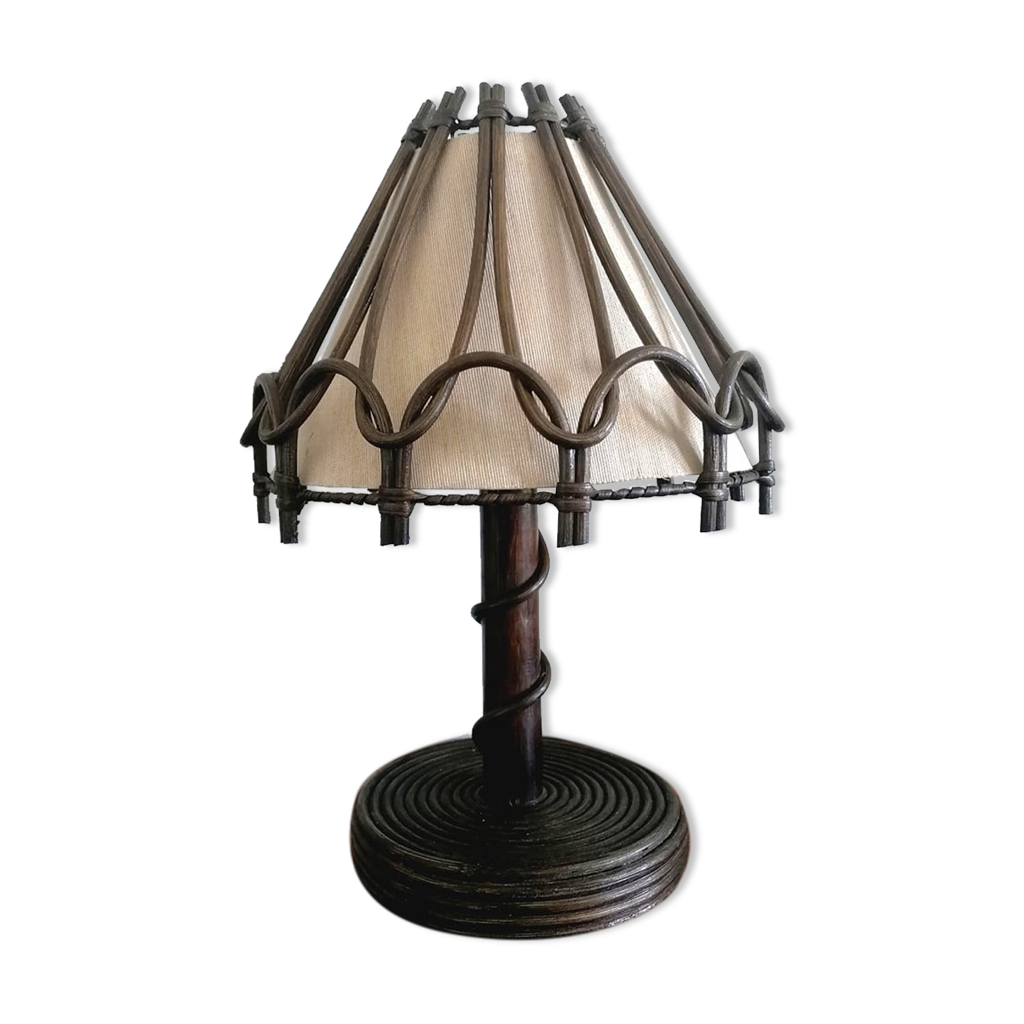 Rattan lamp, 1960