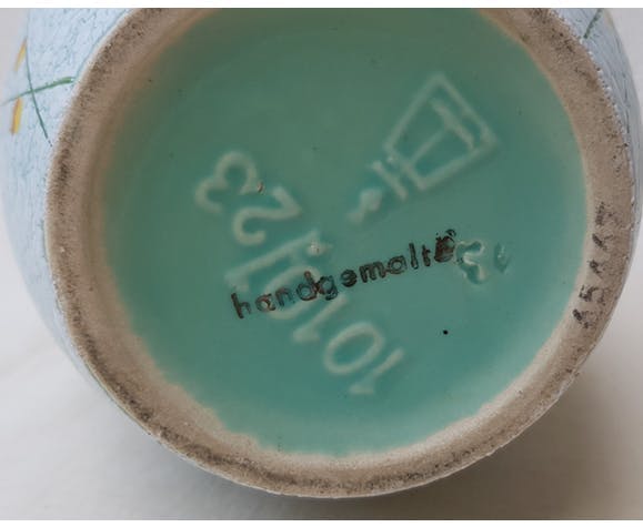 60's Handgemalt Vase