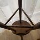 Solid oak tripod stools