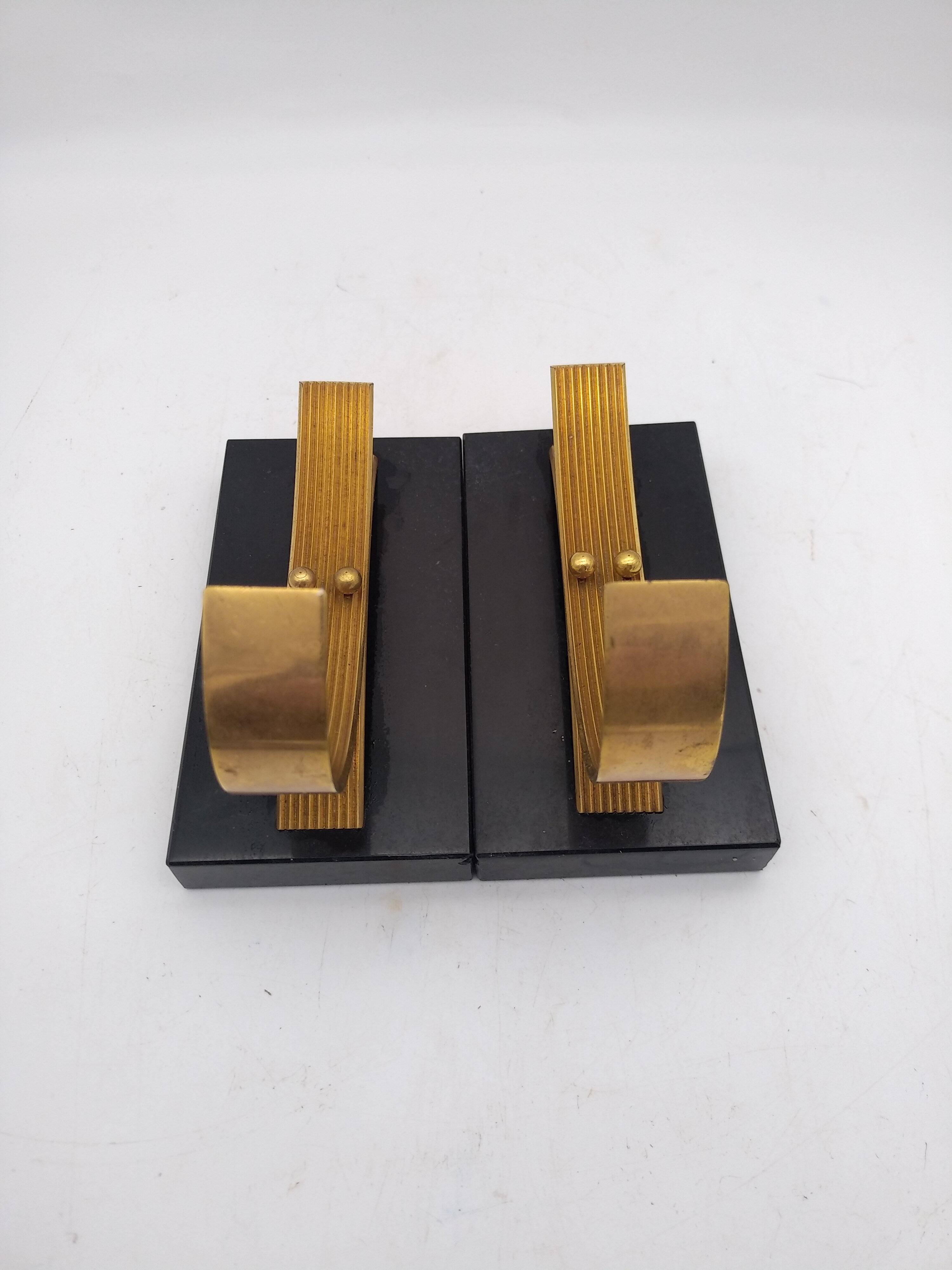 Gold Starry bookends.