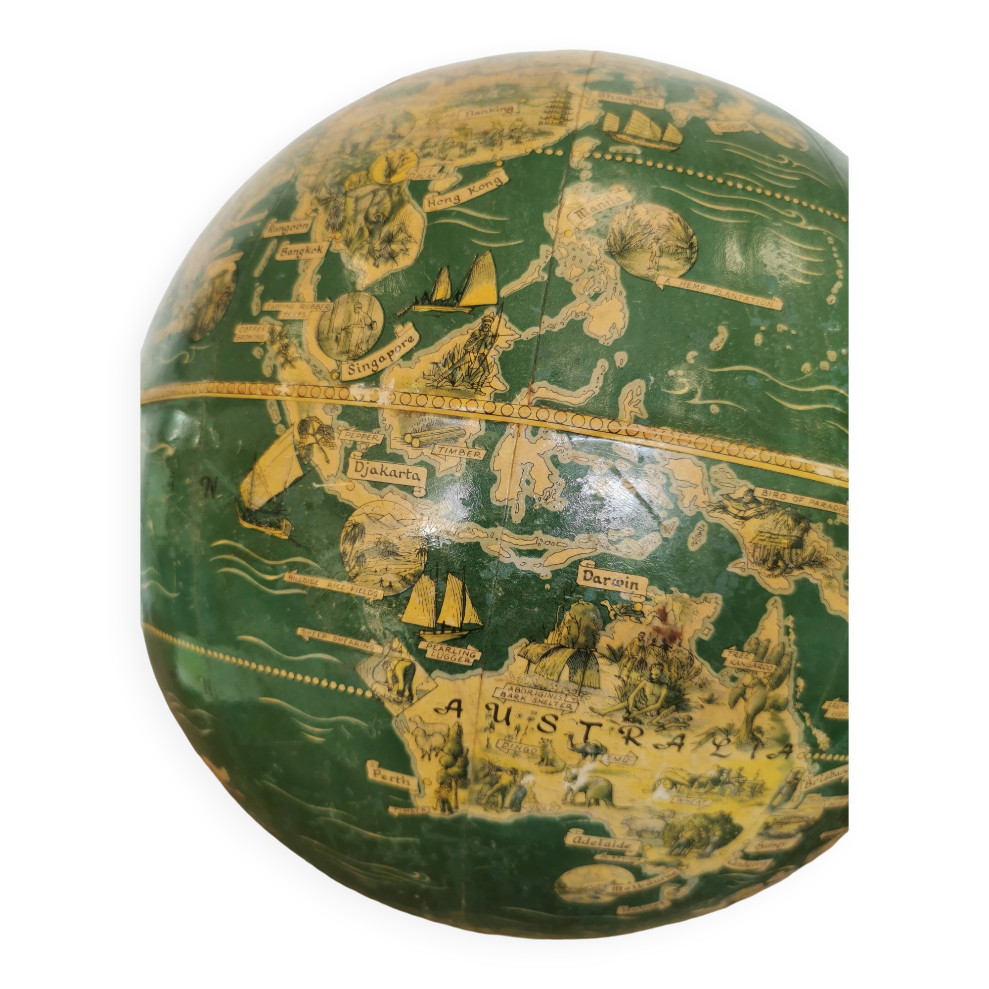 World map, Philip's Pictorial Globe