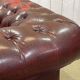 1980s Red 2-Seater Chesterfield Sofa