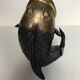 Bronze fish vase