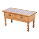 Oak Hall Piece with Tiles by Henning Kjærnulf, Denmark, 1960s