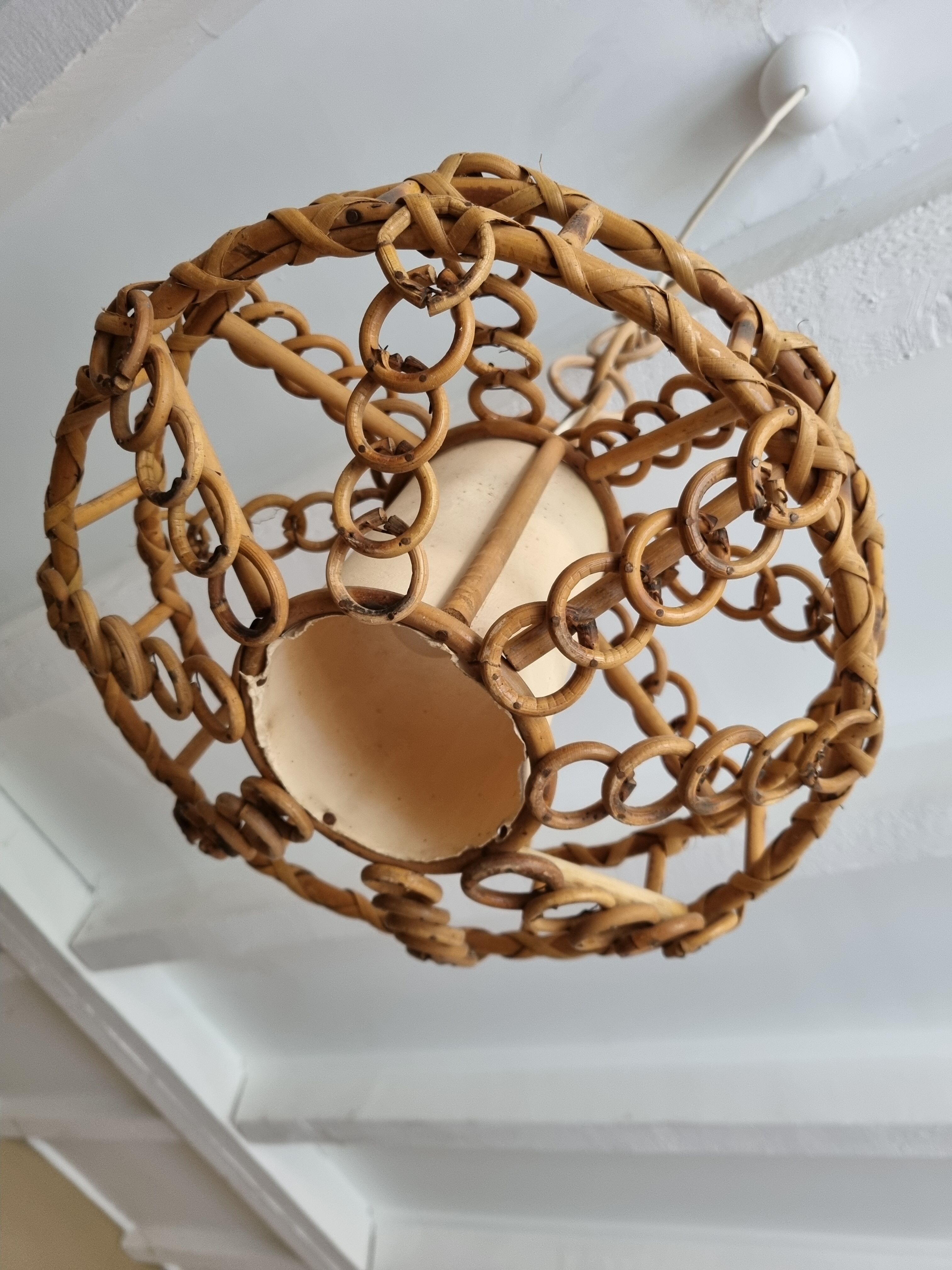 rattan suspension 60s