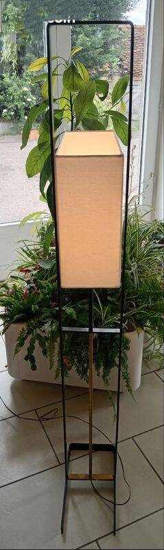 ARLUS floor lamp from the 1950s in metal and brass