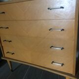 60s chest of drawers, compass feet