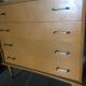 60s chest of drawers, compass feet