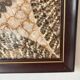 Vintage frame butterfly wings mosaic