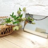 Miroir barbier chaînette 27x22cm