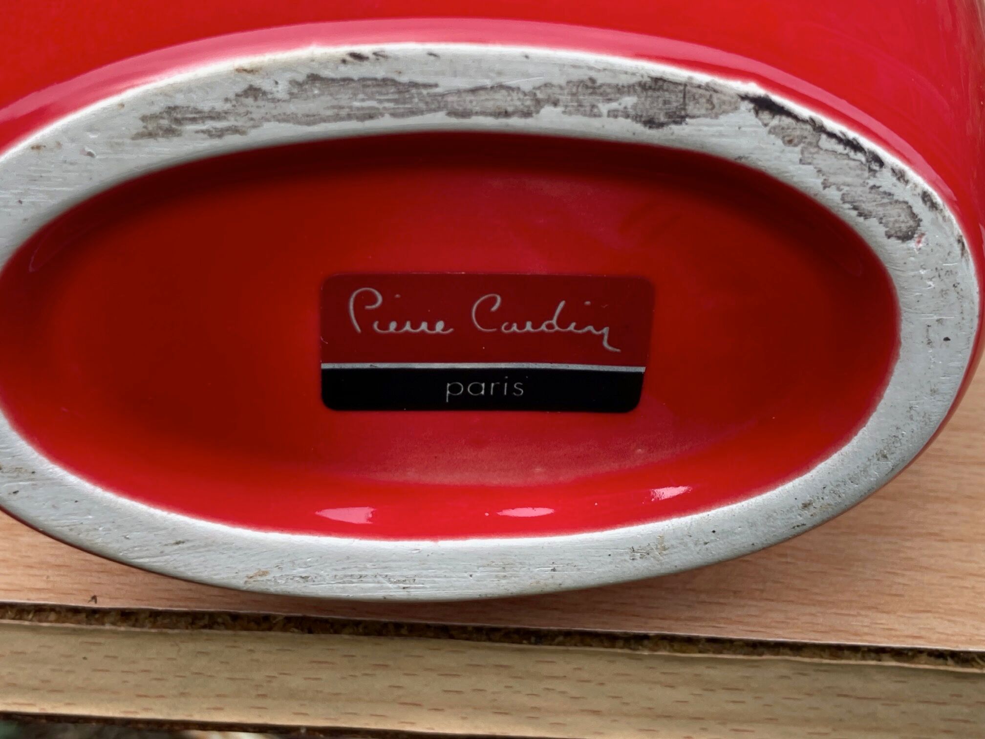 Art Deco ceramic vase signed Pierre Cardin