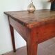 Antique farmhouse table with drawer