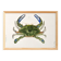 Poster on "the blue crab," based on an old lithograph from 1842.
