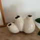 Soliflore or three-branched vase