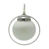 Opaline globe suspension