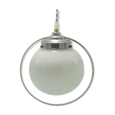 Opaline globe suspension