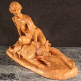 20th century French Art Deco terracotta sculpture