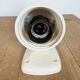 Industrial White Bakelite Wall Light with Milk Glass, 1950s