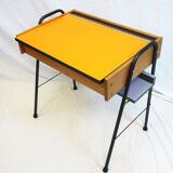Children's desk orange tray