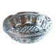 Old cut crystal ashtray Art Deco decor Vintage 40s/50s