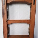 3-tier wood and rope boat shelf