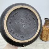 Set of 5 Scheurich West Germany ceramic vases , 1970s