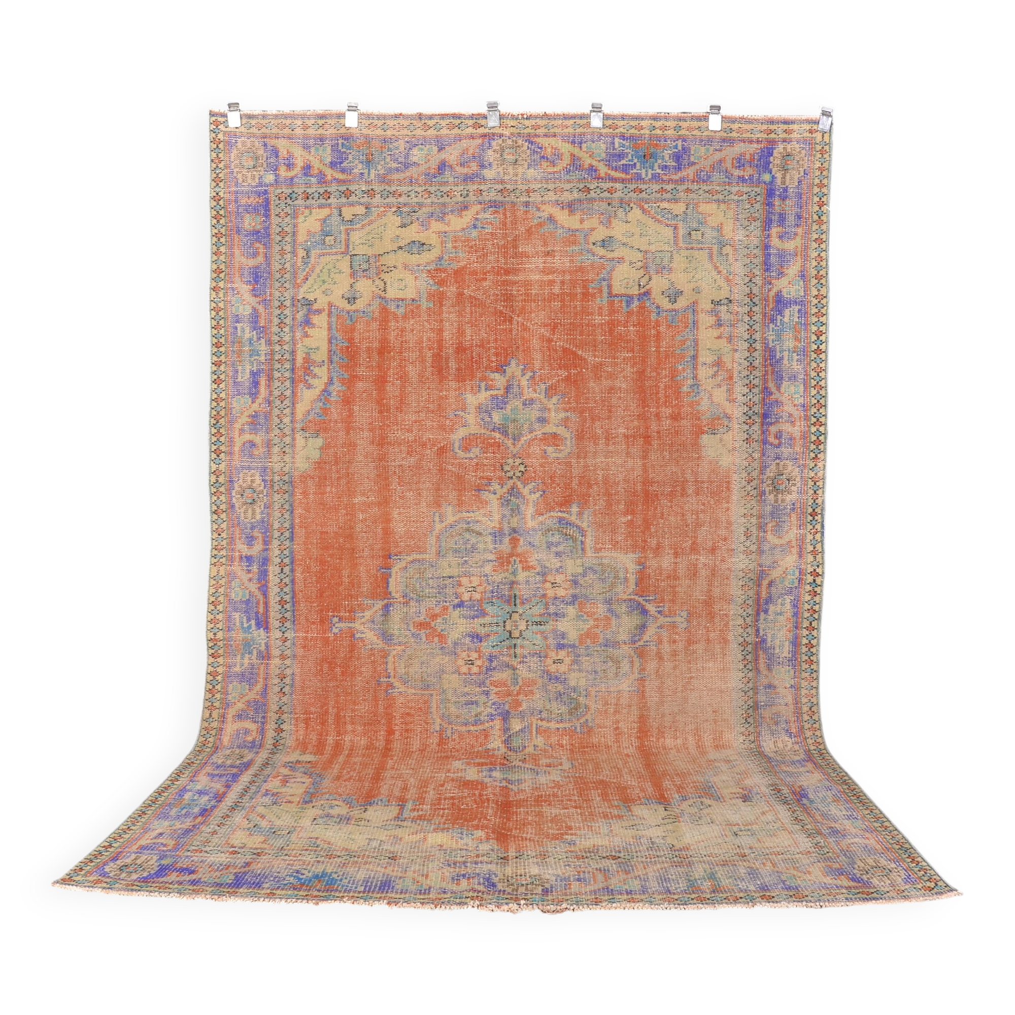 Geometric Anatolian Oushak Carpet sku 2299