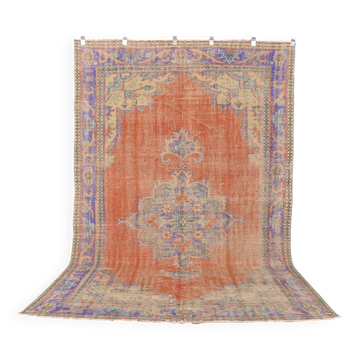 Tapis Oushak géométrique anatolien sku 2299