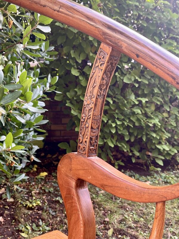 Fauteuil chinois - fer à cheval - Très bon état