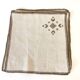 6 linen cotton napkins, embroidered decoration