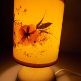 Dried flower lampshade