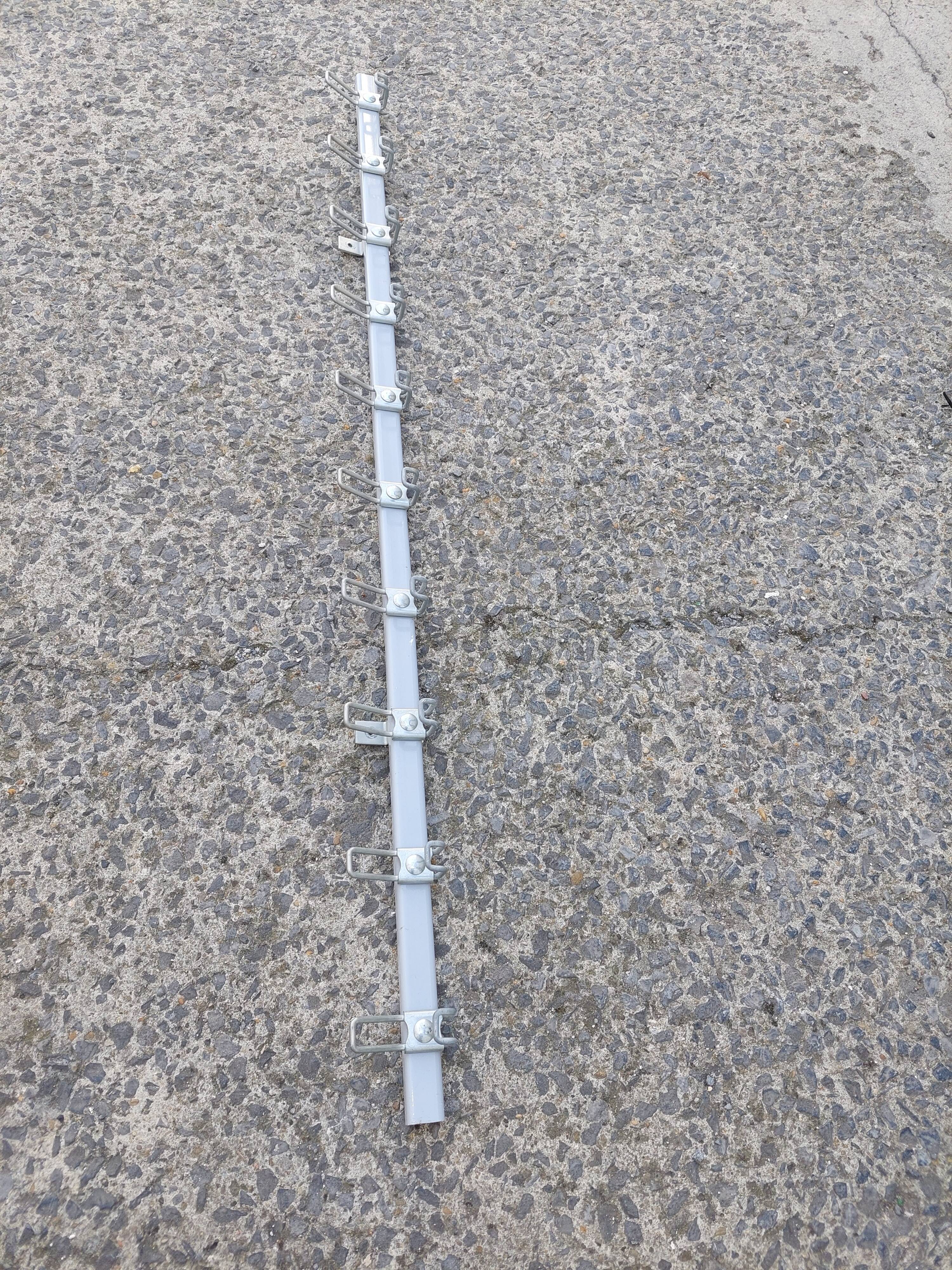 Set of 2 metal wall coat rack