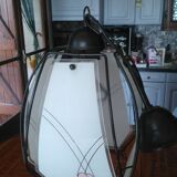 60s pendant light with 4 facets