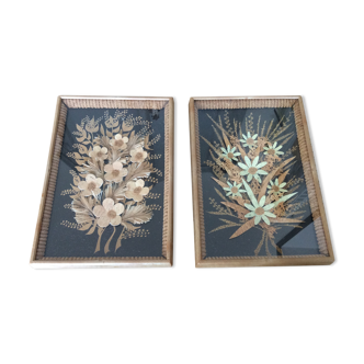 Duo of flower frames