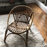 Children's rattan chair