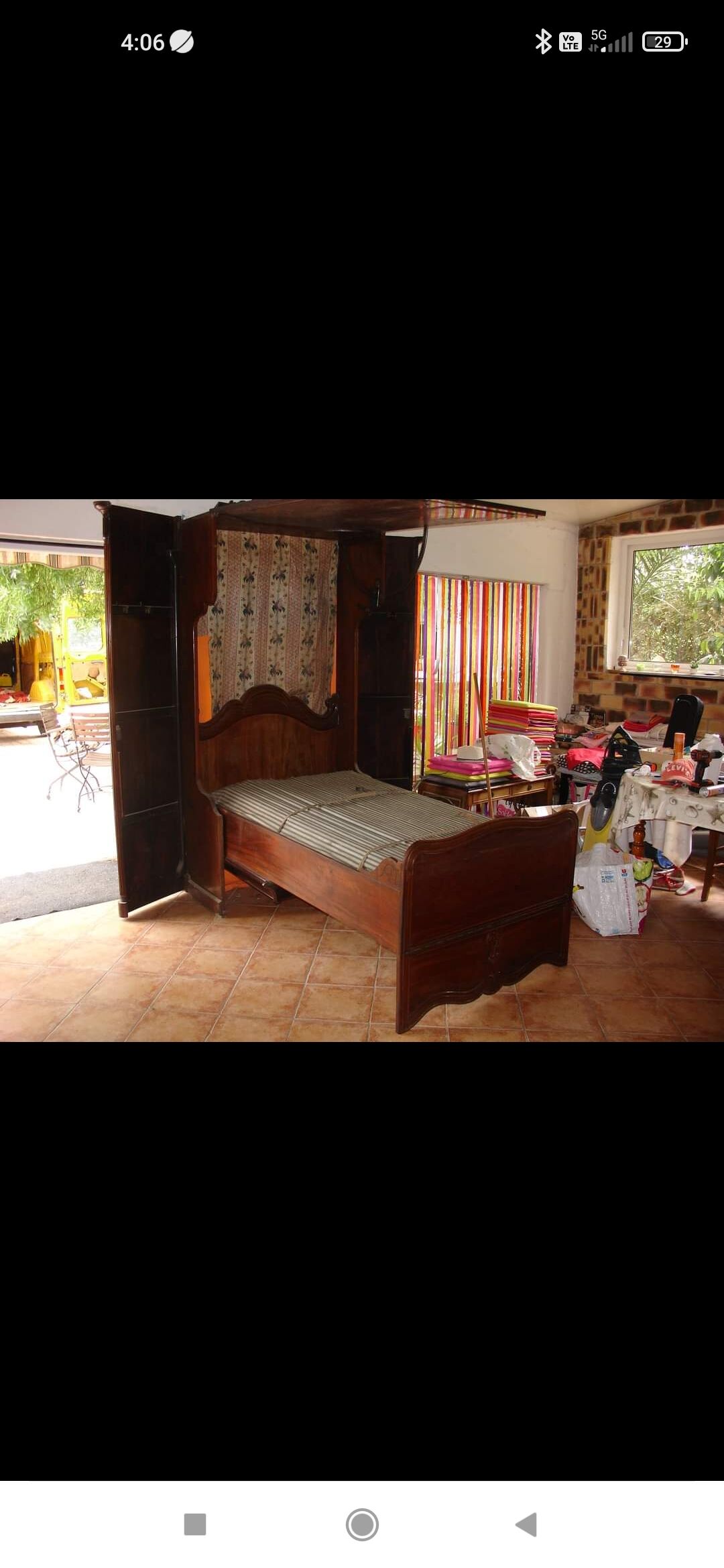 Armoire bonnetière transformable 1872 par Guiraud à Lyon